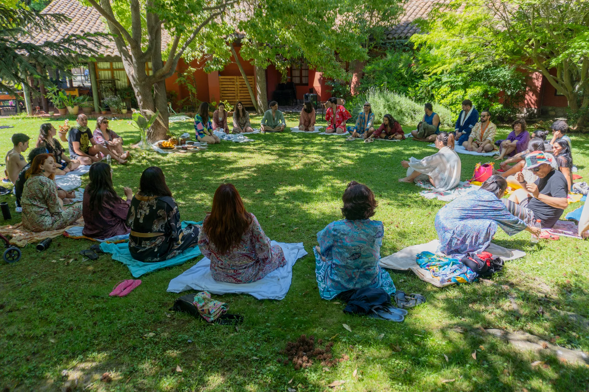 Círculo en el jardín